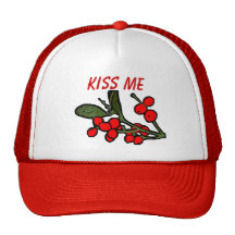 Kiss Me Mistletoe Hat