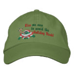 Kiss Me Now Frog embroidered hats