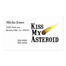 Kiss My Asteroid Business Card