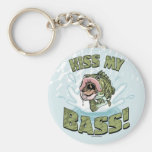 Kiss My Bass Big Mouth Fish Gear Key Chain
