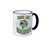 Kiss My Bass Big Mouth Fish Gear Mugs