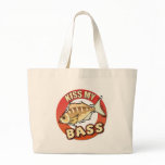Kiss My Bass Fishing T-shirts Gifts bags