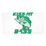 Kiss My Bass Custom Photo Card