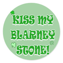Kiss My Blarney Stone Irish Sticker