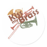 Kiss My Brass Sticker