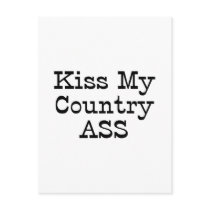 Kiss My Country Ass 2 Post Card