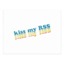 Kiss My RSS postcards