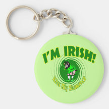 Kiss My Shamrock Keychain