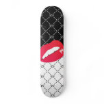 kiss of life and death skateboard deck