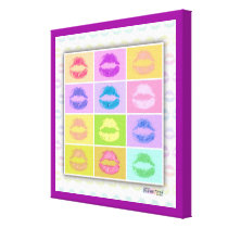 KISS Pop Art Gallery Wrapped Canvas