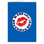 Kiss the Birthday Boy! Birthday Party Flirt Greeting Card