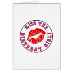 Kiss the Birthday Girl! Birthday Party Flirt Card