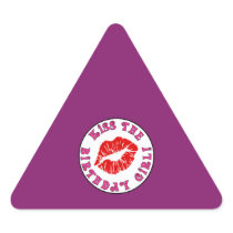 Kiss the Birthday Girl! Birthday Party Flirt Stickers