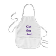 Kiss the chef apron