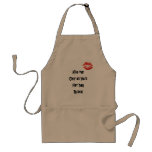 Kiss the Chef or Your Hot Dog Burns! Aprons