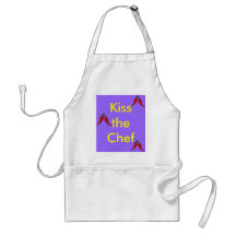 Kiss The Chef standard apron