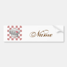Kiss The Cook Bumper Sticker