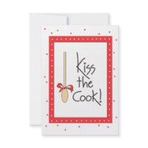 Kiss the Cook! gift card for food baskets Invite