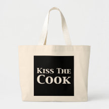 Kiss The Cook Gifts Canvas Bags