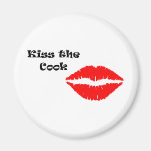 Kiss the Cook Large Magnets