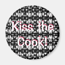 Kiss the Cook! Magnet
