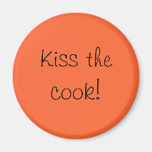 Kiss the cook! Magnet