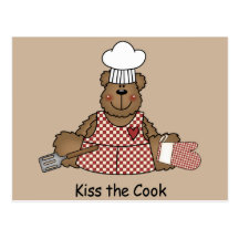 Kiss the Cook Post Card