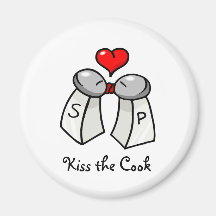 Kiss the Cook Refrigerator Magnets