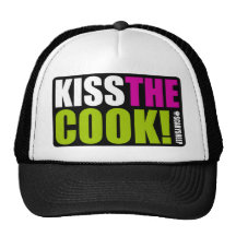 Kiss The Cook Trucker Hats
