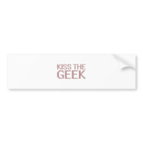 Kiss the Geek (pink text)