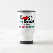 Kiss the Groom Bachelor Party Mug