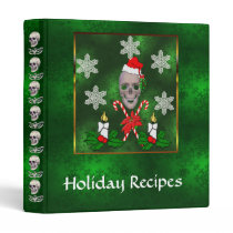 Kiss The Santa Skull binders