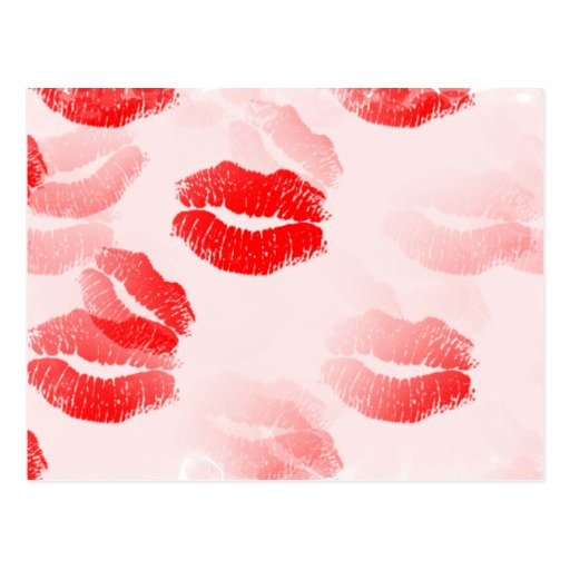 Kissable Lips Postcard