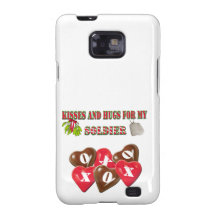 Kisses And Hugs For My Soldier Samsung Galaxy S Cases