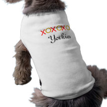 Kisses and Hugs, Yorkies Dog Tee