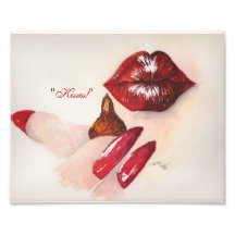 "Kisses!" Art Print Photo