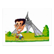 Kisses from France SARKOZY Post Cards