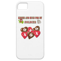Kisses & Hugs For My Soldier IPhone 5 Case