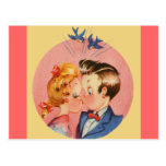 Kissing Couple Post Cards