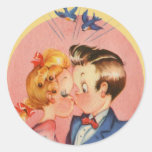 Kissing Couple Sticker