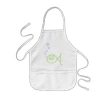 Kissing Fish With Bubbles Aprons