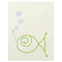 Kissing Fish With Bubbles Custom Flyer