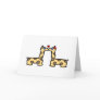 Kissing Giraffes Greeting Card