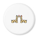 Kissing Giraffes Magnet
