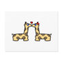 Kissing Giraffes Postcard
