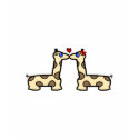 Kissing Giraffes T-Shirt