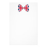 Kissing UK Hearts Flags Personalised Stationery