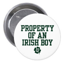 KissingU.com - PROPRIÉTÉ D'UN GARÇON IRLANDAIS Pin's Avec Agrafe