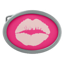 Kissy Lips Belt Buckle