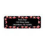 Kissy Stars Return Address Labels